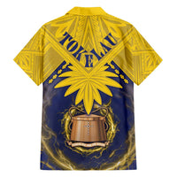 Tokelau Tokehega Day Family Matching Long Sleeve Bodycon Dress and Hawaiian Shirt National Badge Special Style LT05 - Polynesian Pride