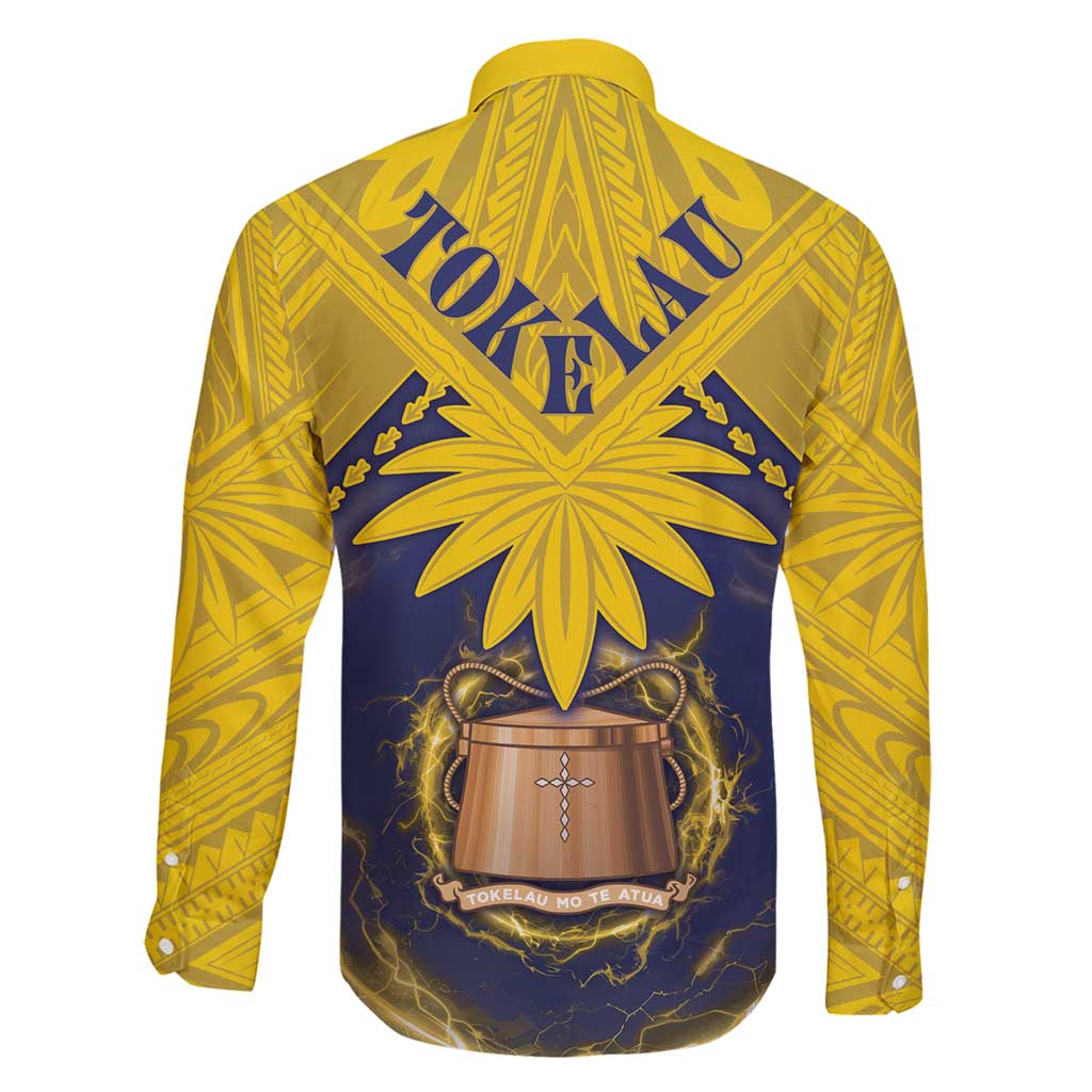 Tokelau Tokehega Day Family Matching Off Shoulder Short Dress and Hawaiian Shirt National Badge Special Style LT05 - Polynesian Pride