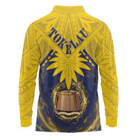 Tokelau Tokehega Day Long Sleeve Polo Shirt National Badge Special Style LT05 - Polynesian Pride