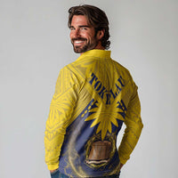 Tokelau Tokehega Day Long Sleeve Polo Shirt National Badge Special Style LT05 - Polynesian Pride
