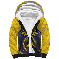 Tokelau Tokehega Day Sherpa Hoodie National Badge Special Style LT05 Unisex Yellow - Polynesian Pride