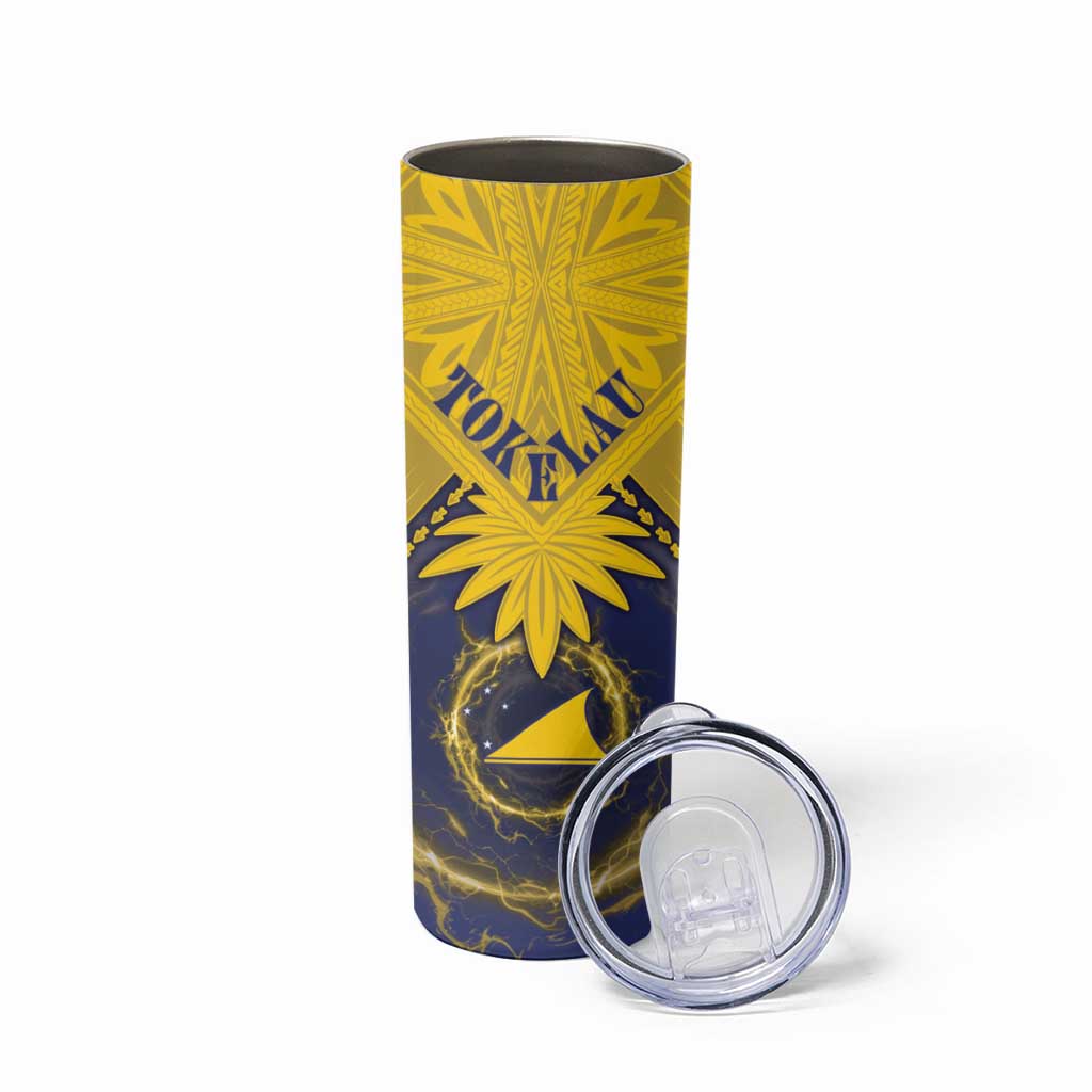 Tokelau Tokehega Day Skinny Tumbler National Badge Special Style LT05 - Polynesian Pride