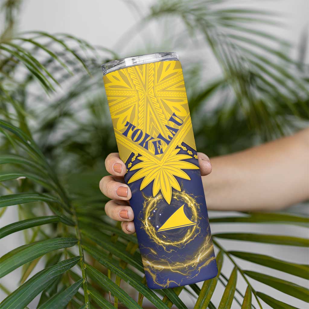 Tokelau Tokehega Day Skinny Tumbler National Badge Special Style LT05 - Polynesian Pride