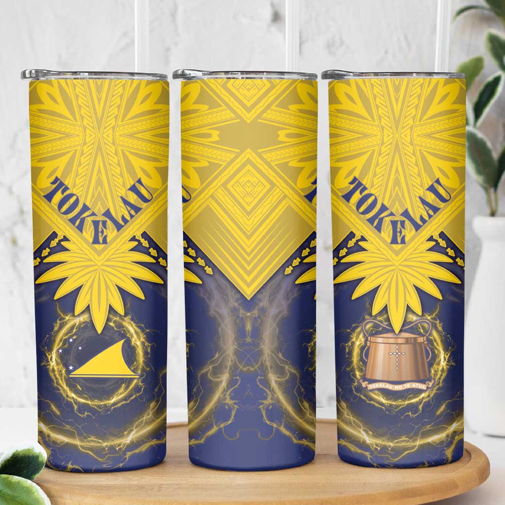 Tokelau Tokehega Day Skinny Tumbler National Badge Special Style LT05 - Polynesian Pride