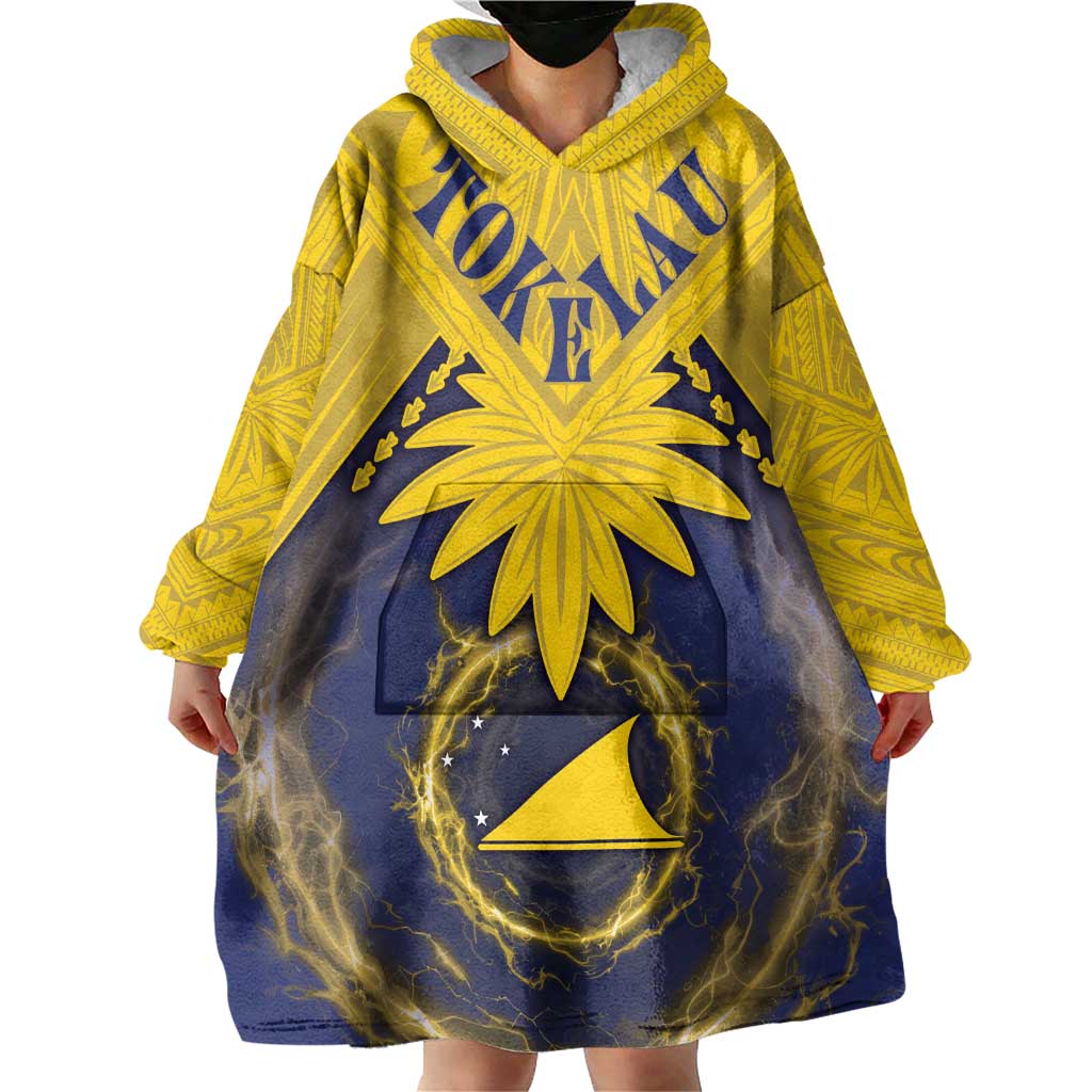 Tokelau Tokehega Day Wearable Blanket Hoodie National Badge Special Style LT05 - Polynesian Pride