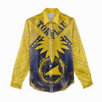 Tokelau Tokehega Day Women Casual Shirt National Badge Special Style LT05 - Polynesian Pride