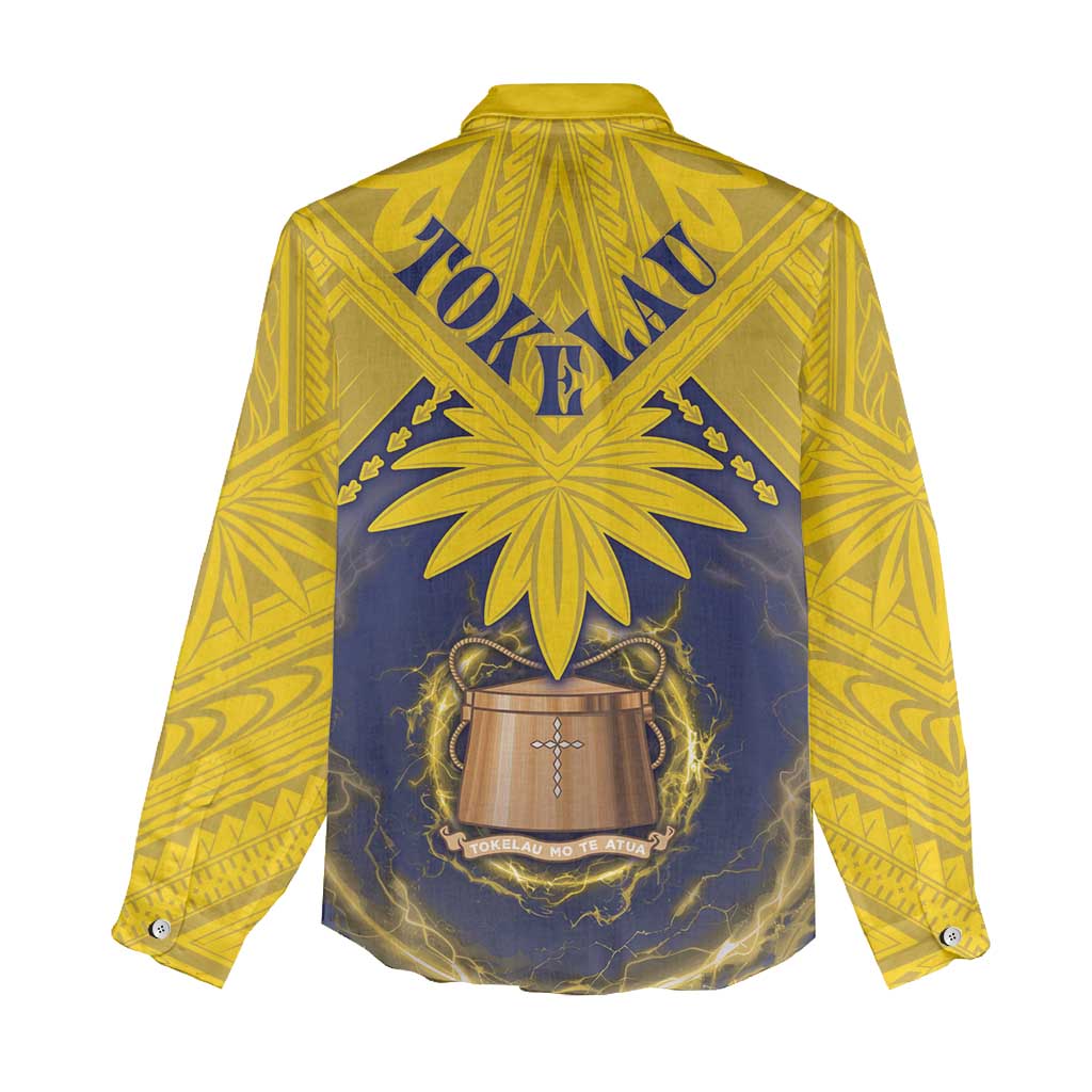 Tokelau Tokehega Day Women Casual Shirt National Badge Special Style LT05 - Polynesian Pride