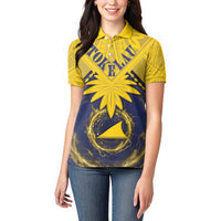 Tokelau Tokehega Day Women Polo Shirt National Badge Special Style - Polynesian Pride