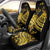 Kosrae Liberation Day Car Seat Cover Polynesian Floral Tattoo - Polynesian Pride