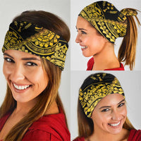 Kosrae Liberation Day Neck Gaiter Polynesian Floral Tattoo LT05