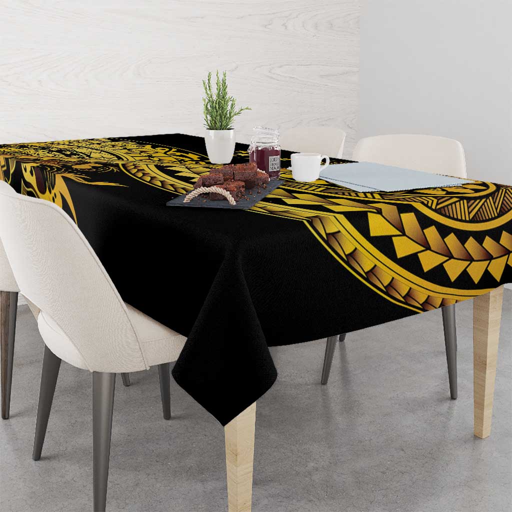 Kosrae Liberation Day Tablecloth Polynesian Floral Tattoo - Polynesian Pride