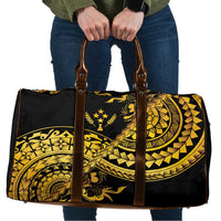 Kosrae Liberation Day Travel Bag Polynesian Floral Tattoo - Polynesian Pride