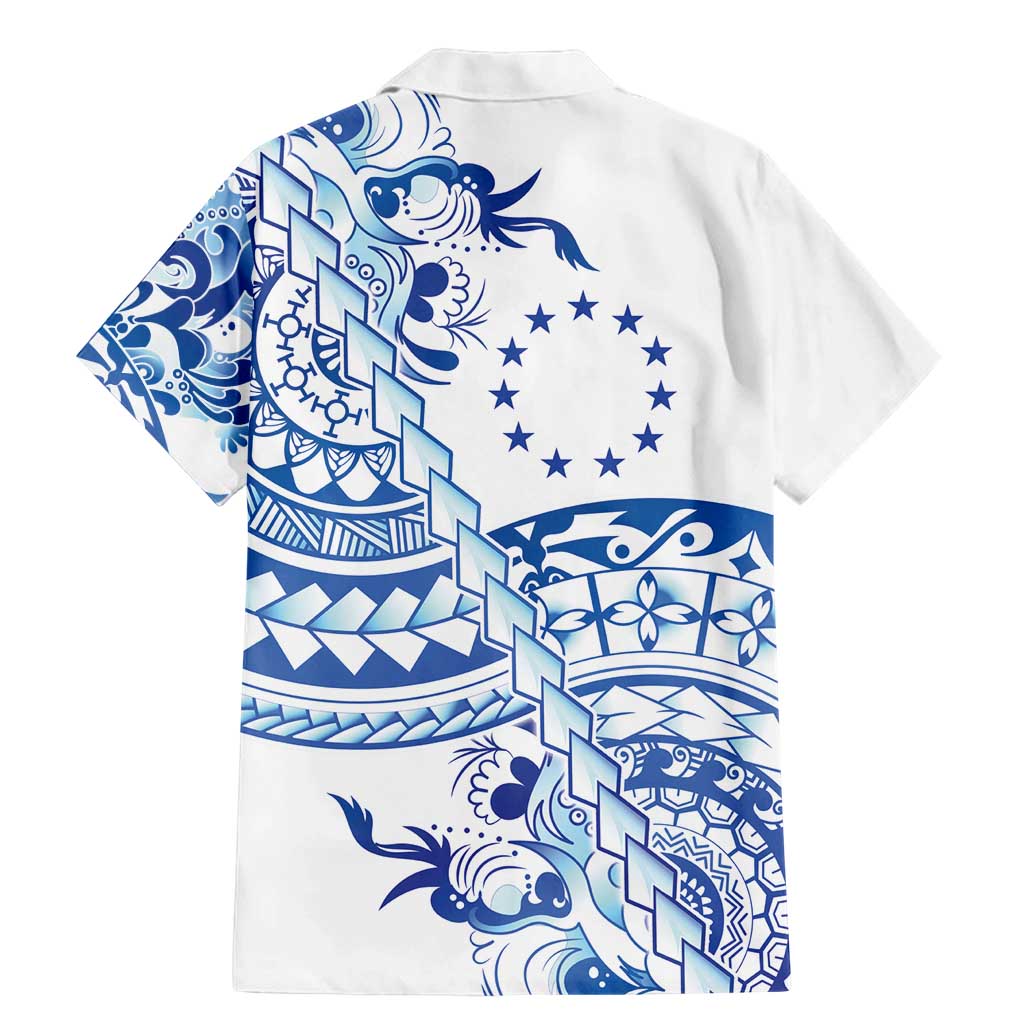Pohnpei Liberation Day Family Matching Mermaid Dress and Hawaiian Shirt Polynesian Floral Tattoo LT05 - Polynesian Pride