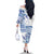 Pohnpei Liberation Day Family Matching Off The Shoulder Long Sleeve Dress and Hawaiian Shirt Polynesian Floral Tattoo - Polynesian Pride