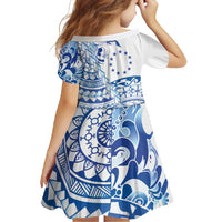 Pohnpei Liberation Day Family Matching Summer Maxi Dress and Hawaiian Shirt Polynesian Floral Tattoo LT05 - Polynesian Pride