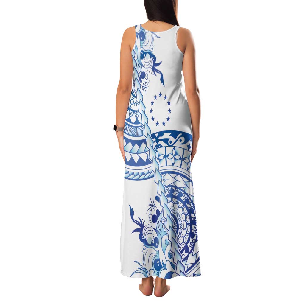 Pohnpei Liberation Day Family Matching Tank Maxi Dress and Hawaiian Shirt Polynesian Floral Tattoo LT05 - Polynesian Pride
