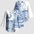 Pohnpei Liberation Day Kimono Sleeve Blouse Polynesian Floral Tattoo - Polynesian Pride