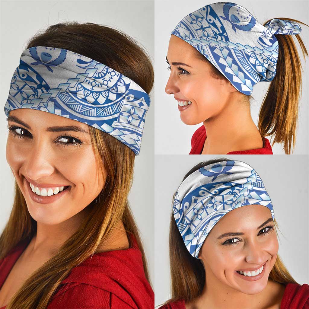 Pohnpei Liberation Day Neck Gaiter Polynesian Floral Tattoo LT05