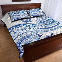 Pohnpei Liberation Day Quilt Bed Set Polynesian Floral Tattoo - Polynesian Pride