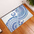 Pohnpei Liberation Day Rubber Doormat Polynesian Floral Tattoo - Polynesian Pride