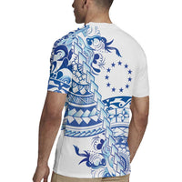 Pohnpei Liberation Day Rugby Jersey Polynesian Floral Tattoo LT05 - Polynesian Pride