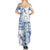 Pohnpei Liberation Day Summer Maxi Dress Polynesian Floral Tattoo - Polynesian Pride