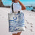 Pohnpei Liberation Day Tote Bag Polynesian Floral Tattoo - Polynesian Pride