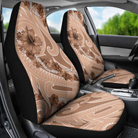 Hawaii Brown Hibiscus Pikake Lei Car Seat Cover LT05 - Polynesian Pride