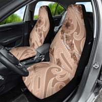 Hawaii Brown Hibiscus Pikake Lei Car Seat Cover LT05 - Polynesian Pride