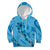 Hawaii Blue Hibiscus Pikake Lei Kid Hoodie - Polynesian Pride