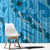 Hawaii Blue Hibiscus Pikake Lei Window Curtain - Polynesian Pride
