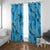 Hawaii Blue Hibiscus Pikake Lei Window Curtain - Polynesian Pride