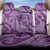 Hawaii Violet Hibiscus Pikake Lei Back Car Seat Cover - Polynesian Pride