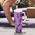 Hawaii Violet Hibiscus Pikake Lei Tumbler With Handle - Polynesian Pride