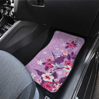 Hawaii Tropical Flowers Car Mats Polynesian Tattoo Lavender LT05 - Polynesian Pride