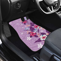 Hawaii Tropical Flowers Car Mats Polynesian Tattoo Lavender LT05 - Polynesian Pride