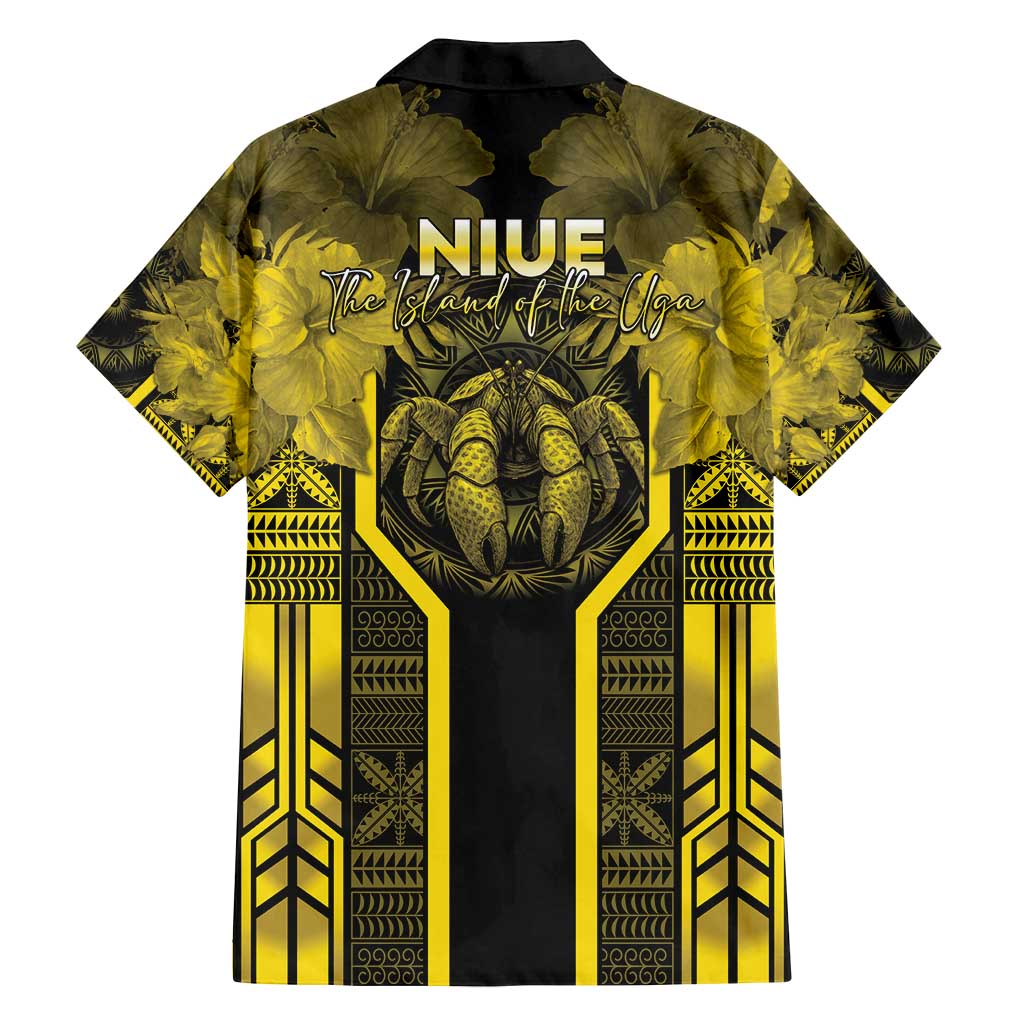 Niue The Rock Family Matching Tank Maxi Dress and Hawaiian Shirt The Island Of The Uga LT05 - Polynesian Pride