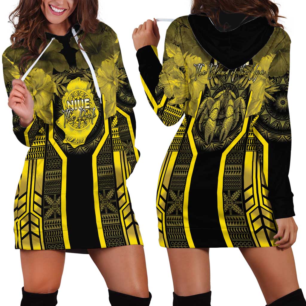Niue The Rock Hoodie Dress The Island Of The Uga LT05 - Polynesian Pride