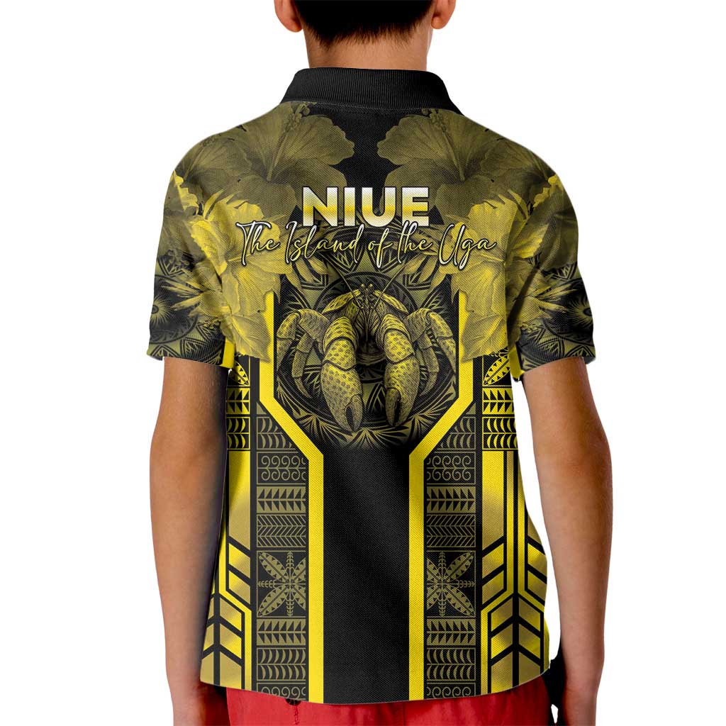 Niue The Rock Kid Polo Shirt The Island Of The Uga LT05 - Polynesian Pride