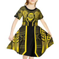 Niue The Rock Kid Short Sleeve Dress The Island Of The Uga LT05 - Polynesian Pride