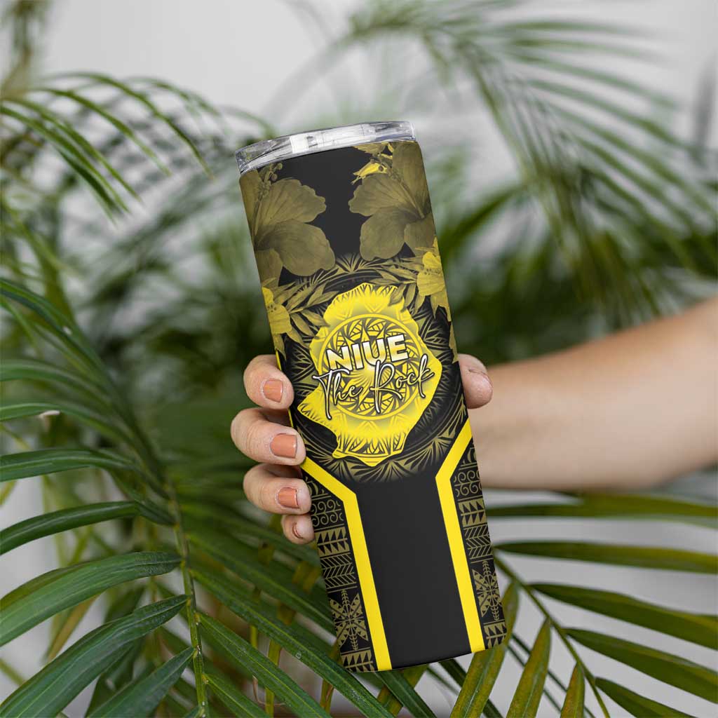 Niue The Rock Skinny Tumbler The Island Of The Uga LT05 - Polynesian Pride