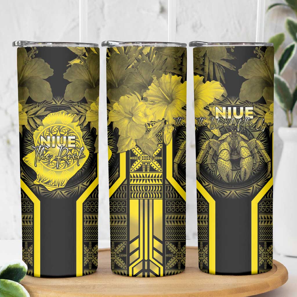 Niue The Rock Skinny Tumbler The Island Of The Uga LT05 - Polynesian Pride