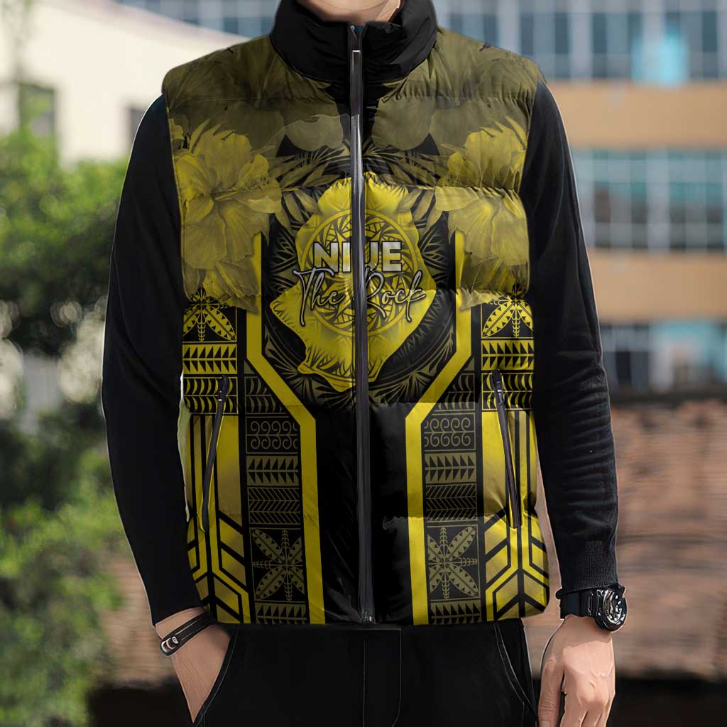Niue The Rock Sleeveless Puffer Jacket The Island Of The Uga - Polynesian Pride