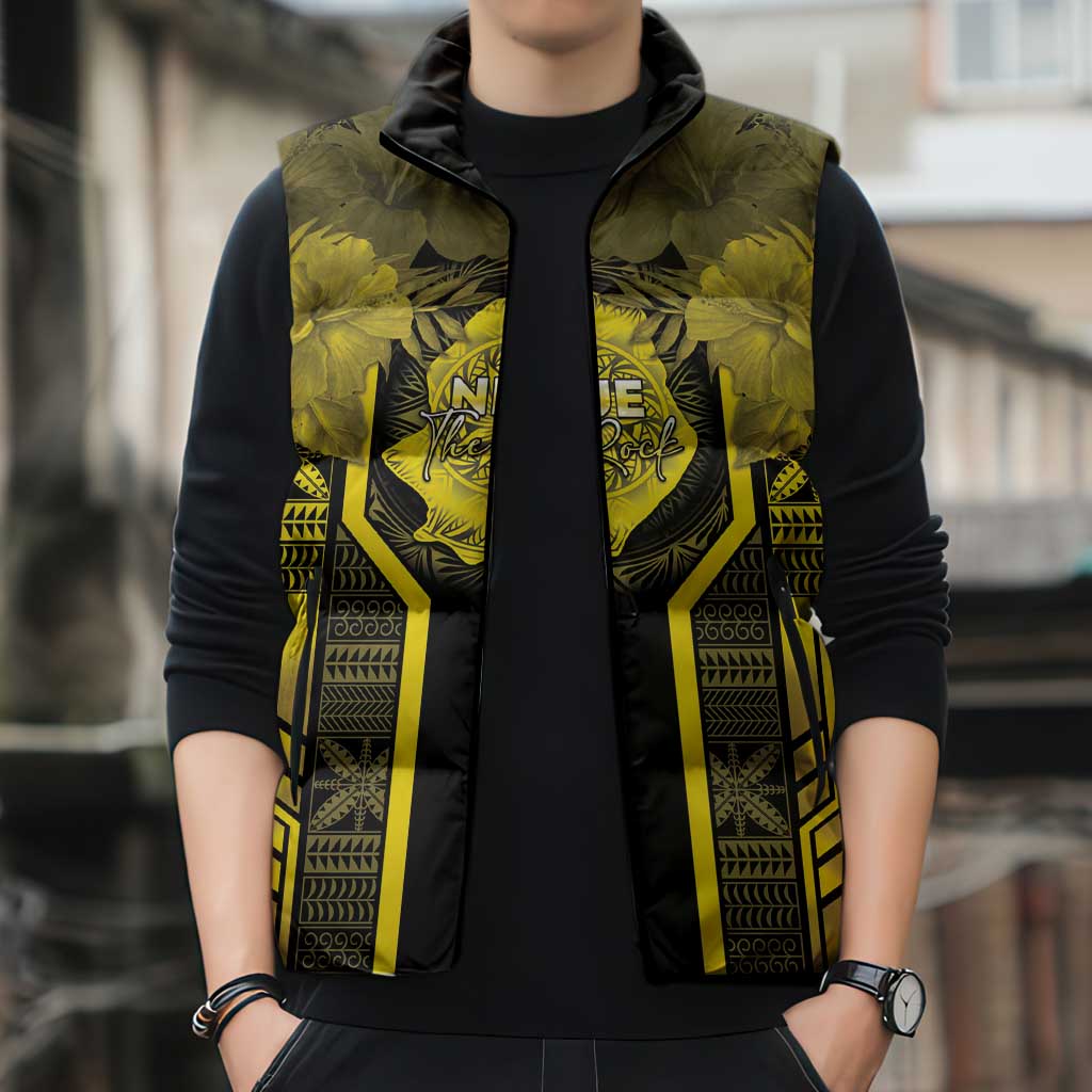 Niue The Rock Sleeveless Puffer Jacket The Island Of The Uga - Polynesian Pride