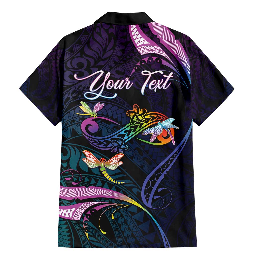 Personalised Polynesia Memorial Family Matching Mermaid Dress and Hawaiian Shirt Always Remembered Dragonfly Polynesian Style LT05 - Polynesian Pride