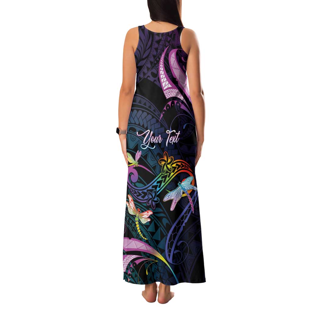 Personalised Polynesia Memorial Family Matching Tank Maxi Dress and Hawaiian Shirt Always Remembered Dragonfly Polynesian Style LT05 - Polynesian Pride