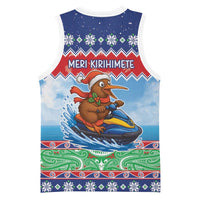 New Zealand Christmas Basketball Jersey Funny Jet Ride Kiwi Xmas LT05 - Polynesian Pride