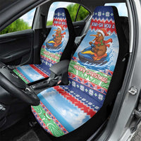 New Zealand Christmas Car Seat Cover Funny Jet Ride Kiwi Xmas LT05 - Polynesian Pride