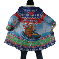 New Zealand Christmas Cloak Funny Jet Ride Kiwi Xmas LT05 - Polynesian Pride