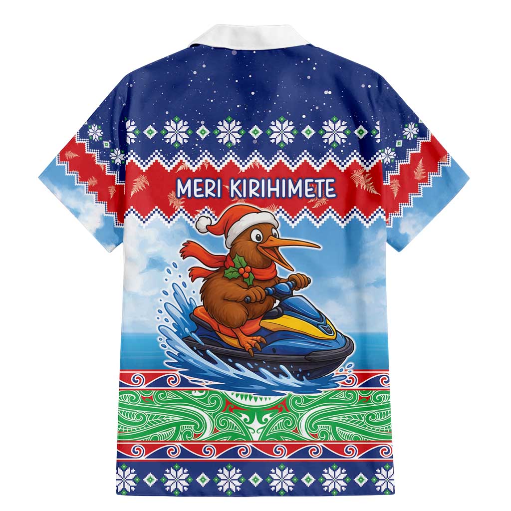 New Zealand Christmas Family Matching Mermaid Dress and Hawaiian Shirt Funny Jet Ride Kiwi Xmas LT05 - Polynesian Pride